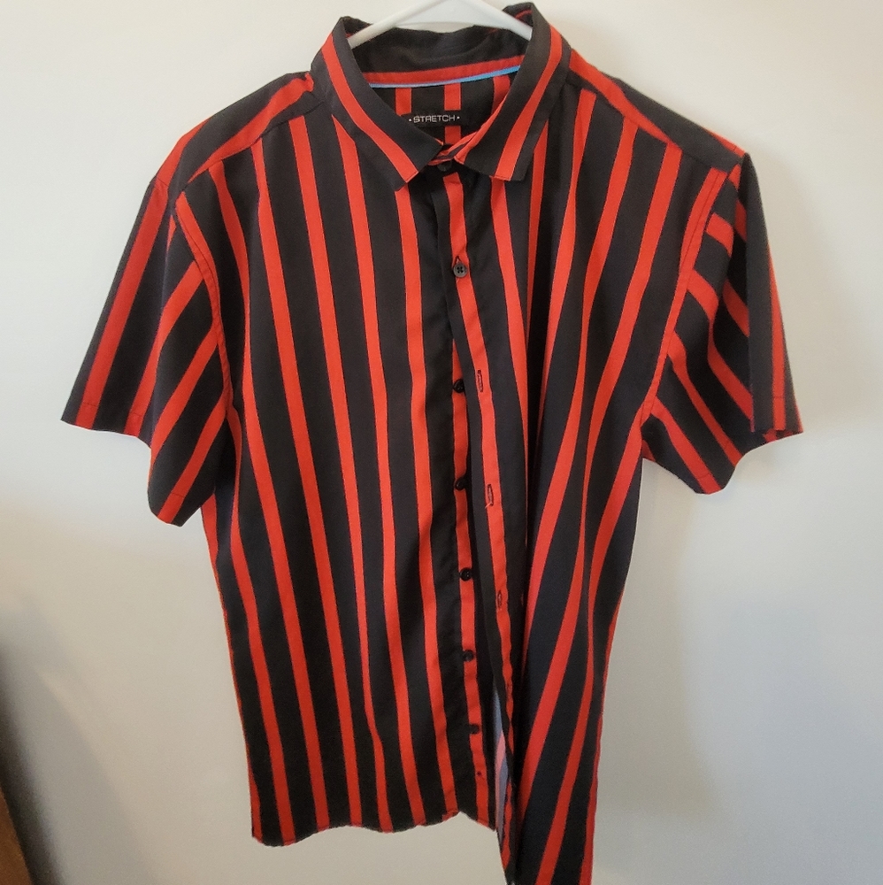 Black and red stripped Shirt